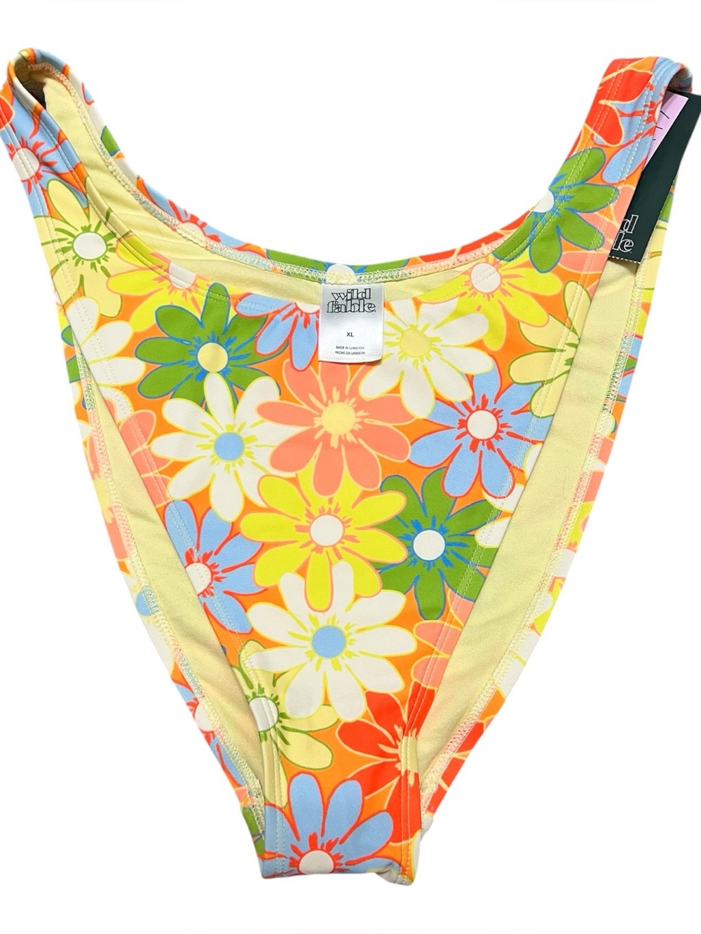 wild fable Multicolor Floral High-Cut Bikini Bottom